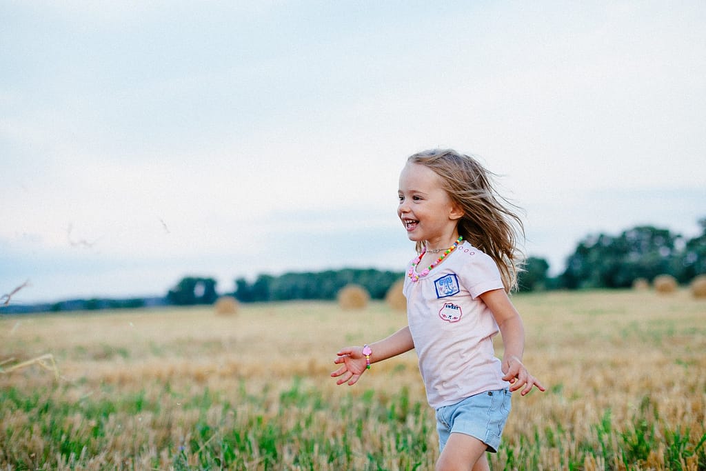 joyful girl