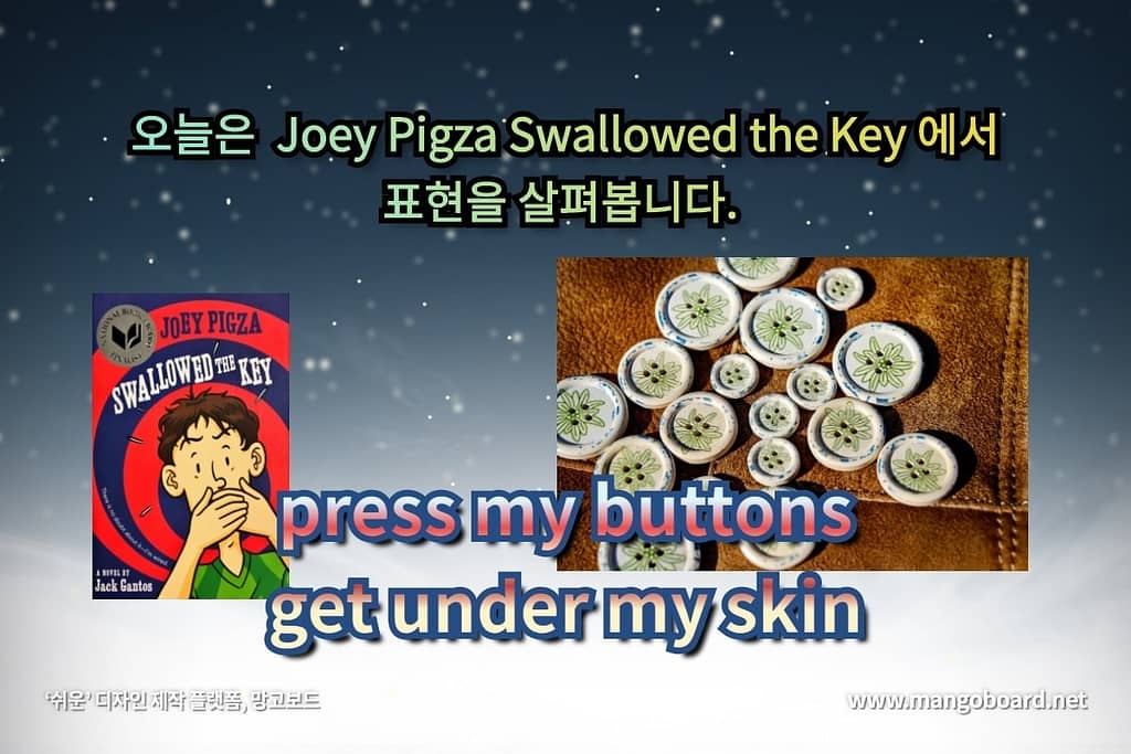press my buttons, get under my skin