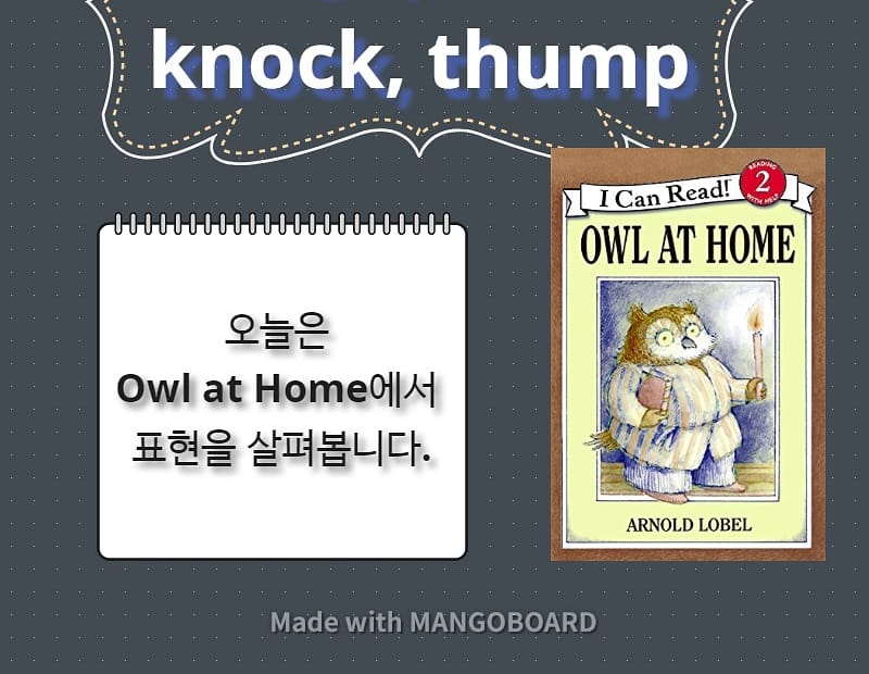 bang, pound, knock, thump