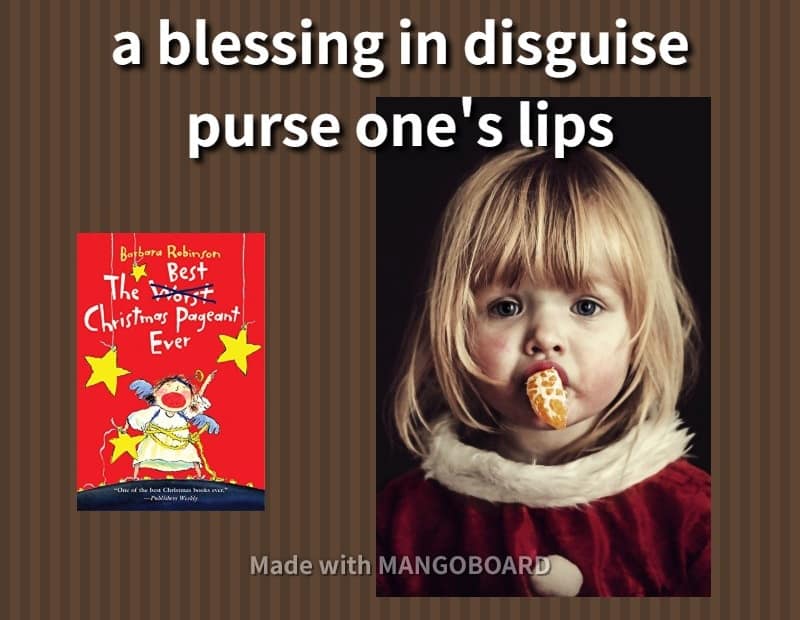 a blessing in disguise