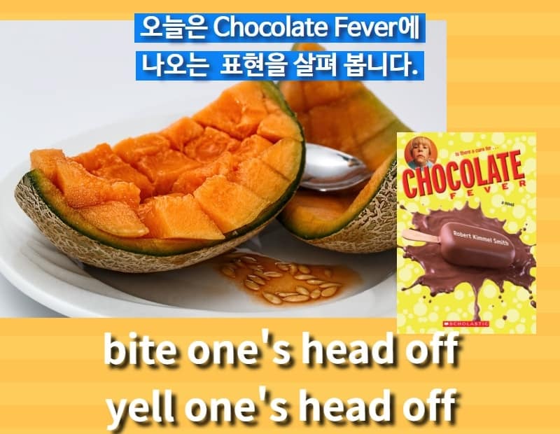 bite (yell) one's head off