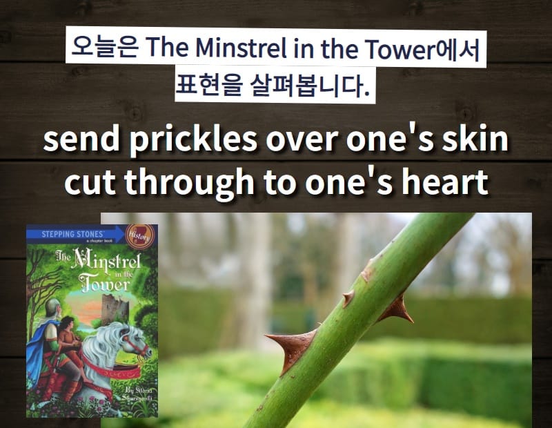 send prickles over one's skin, cut through to one's heart