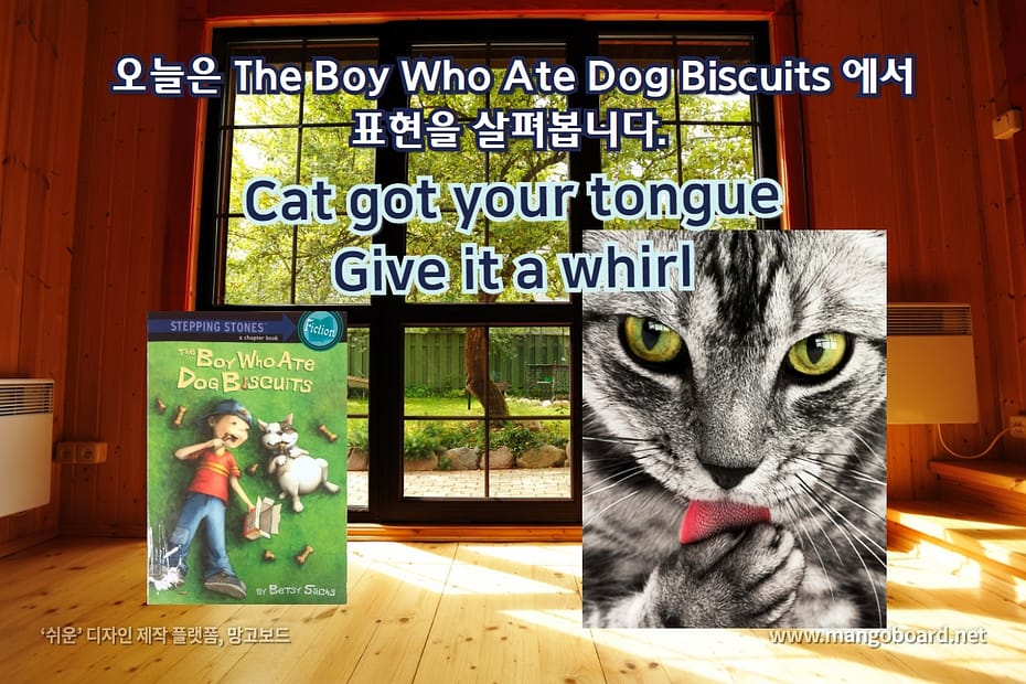 Cat got your tongue, Give it a whirl