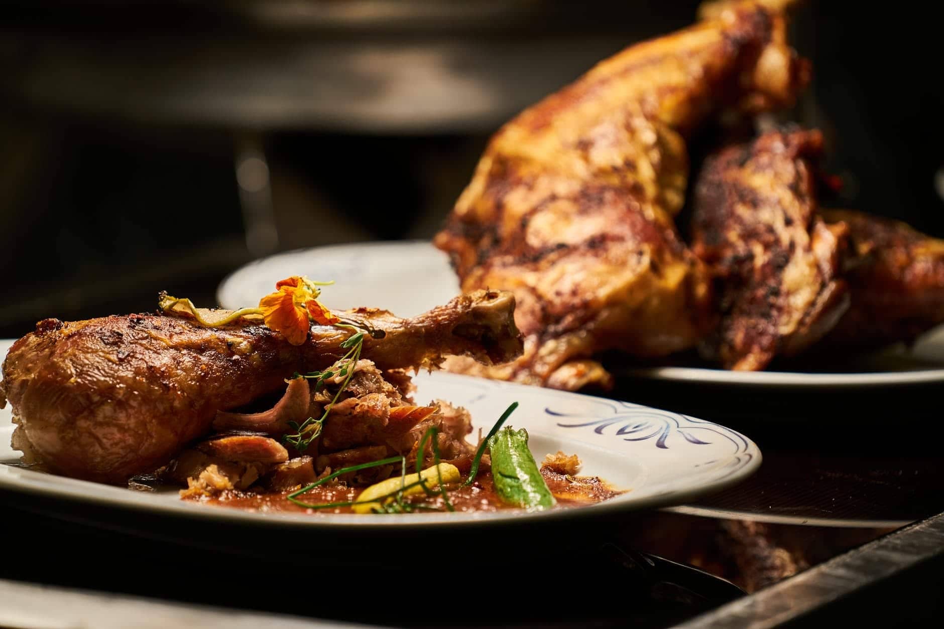 steal glaces at, talk turkey