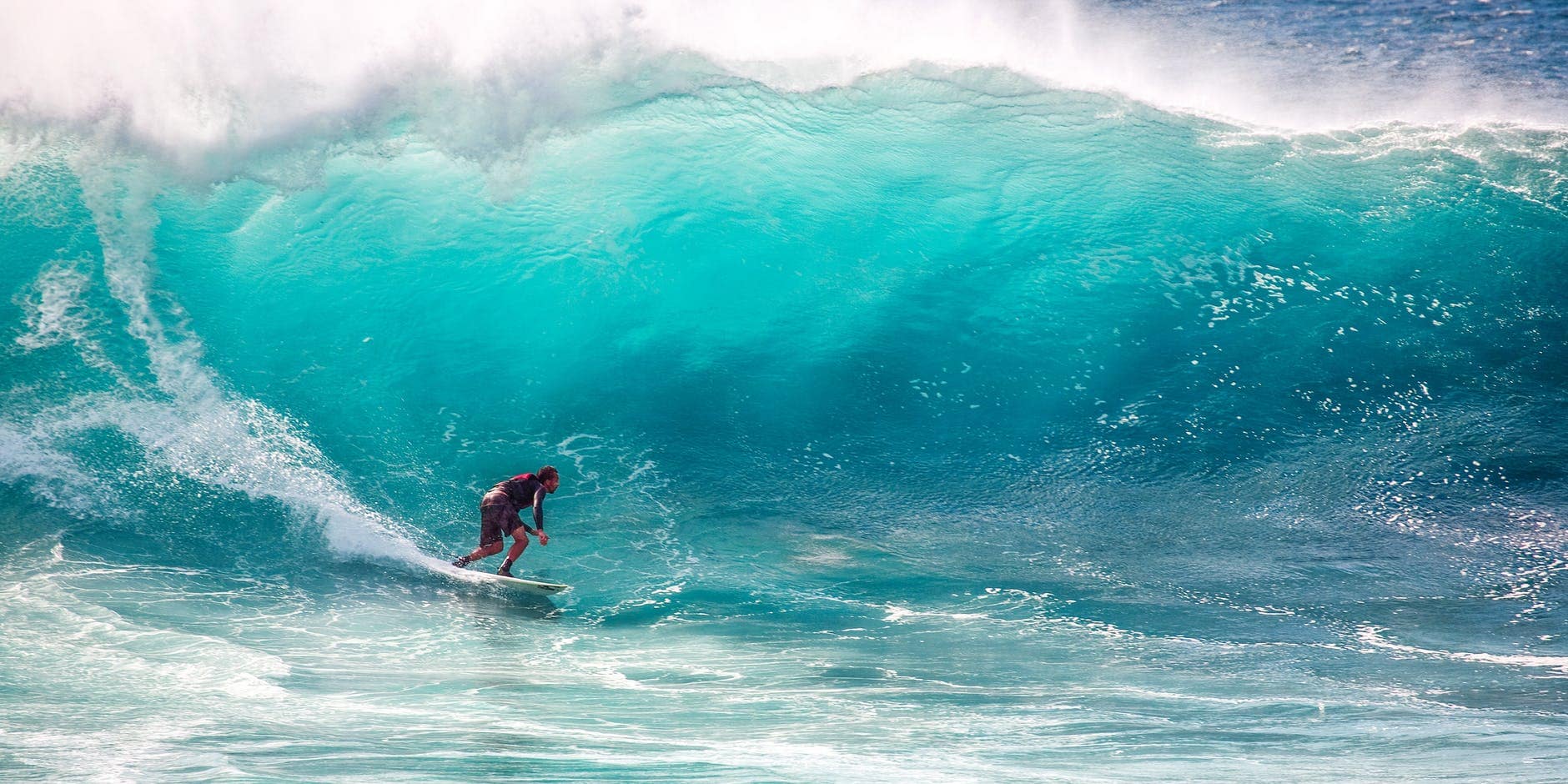 hang ten, sink in